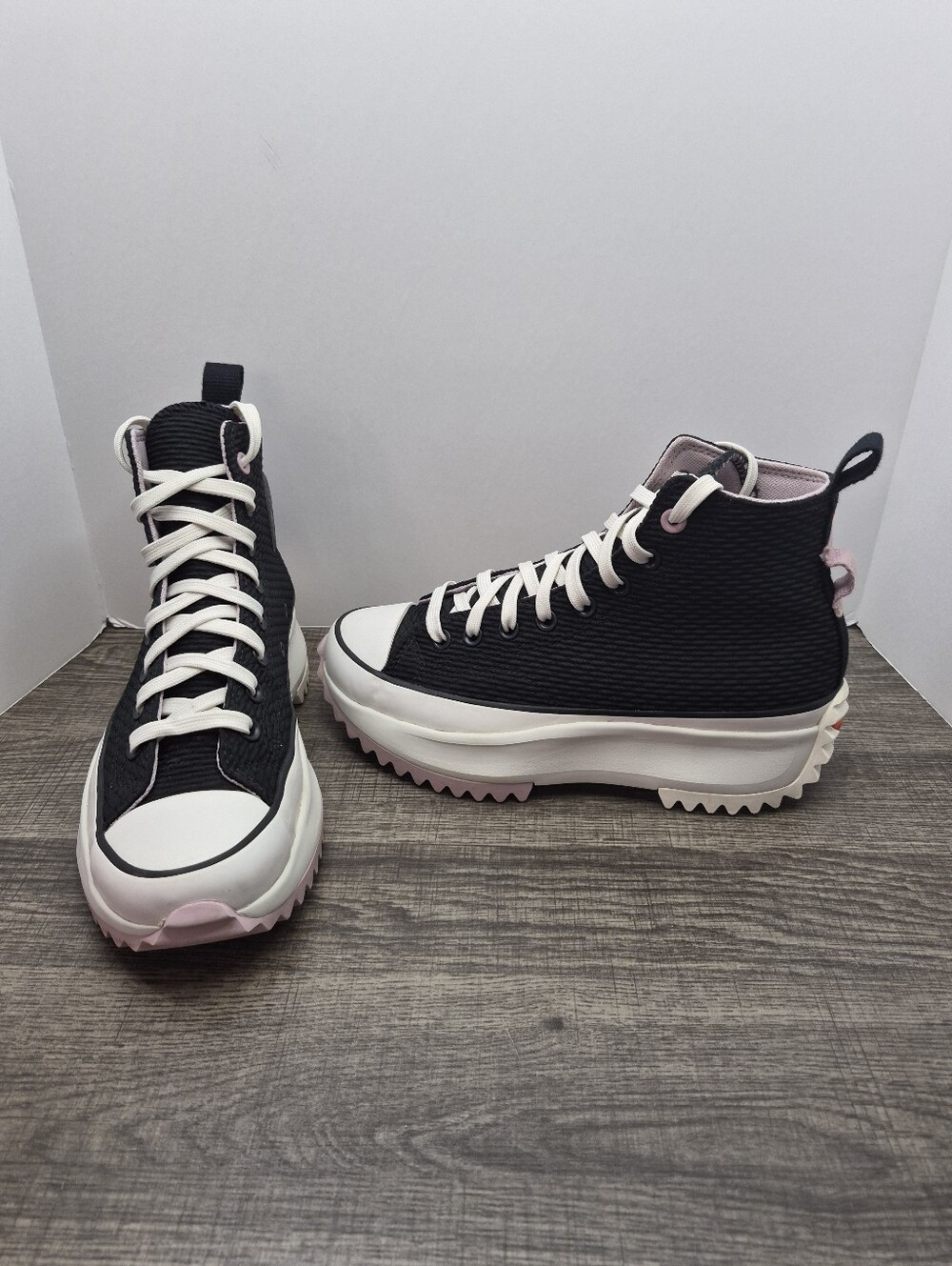Converse Run Star Hike Future Utility Black Platform Shoes Women's Size 9